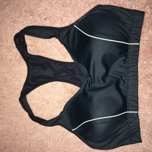 Other - black mid support sports bra size small